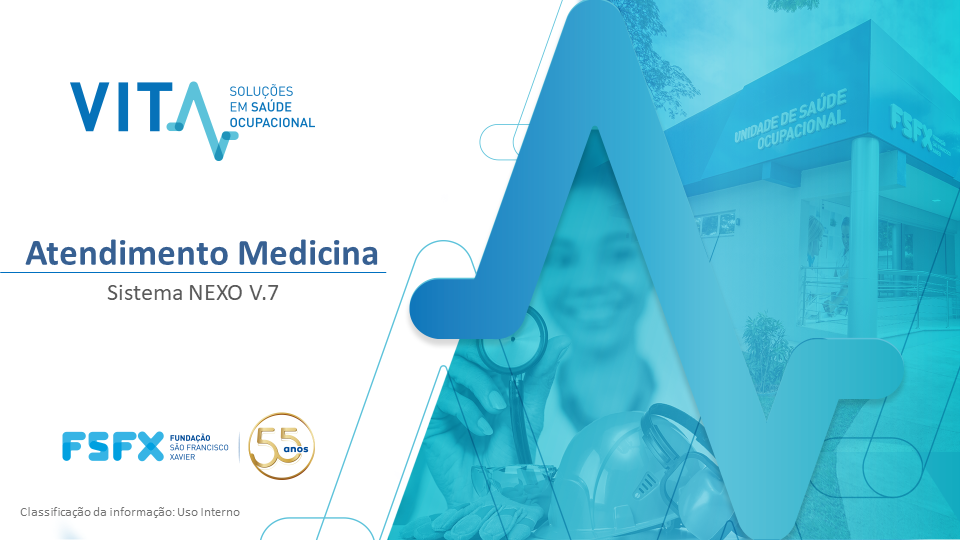 Atendimento Medicina no Sistema NEXO V.7