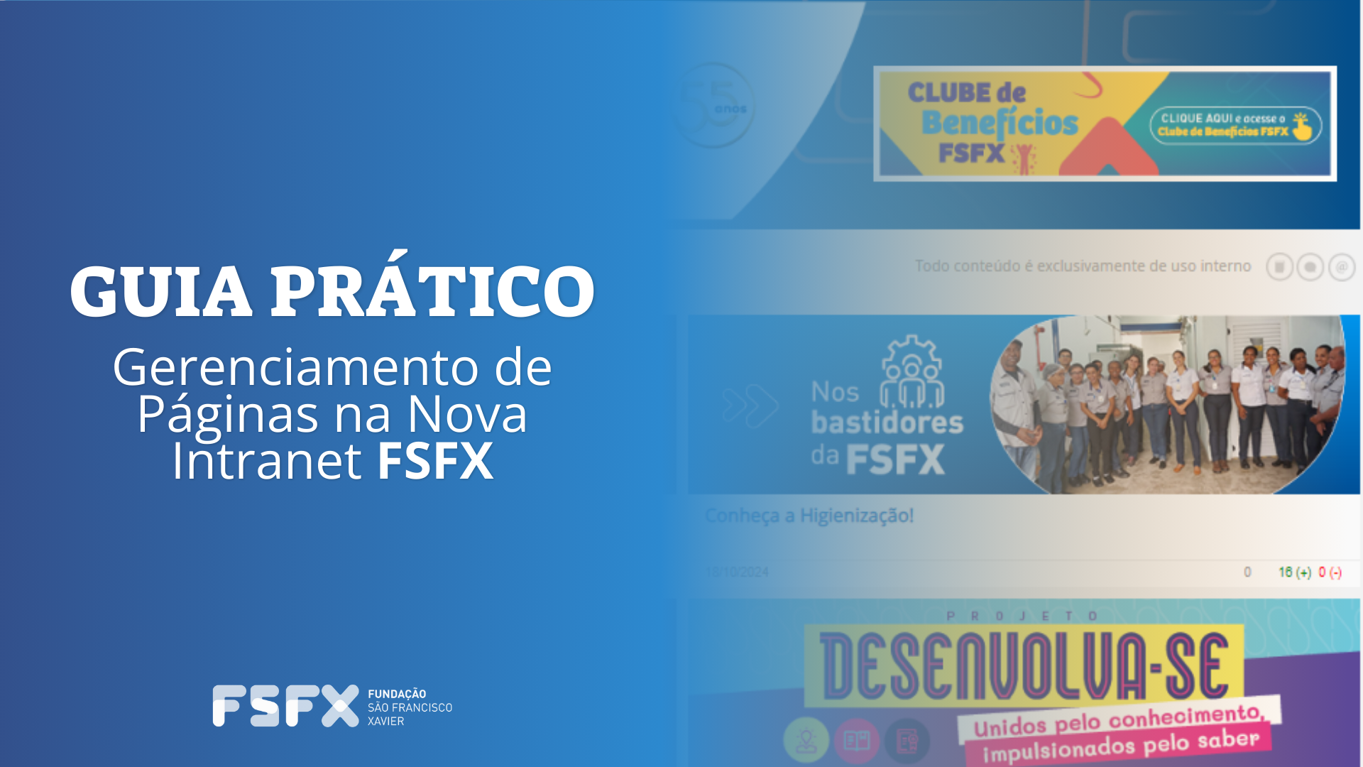 Guia Prático: Gerenciamento de Páginas na Nova Intranet FSFX