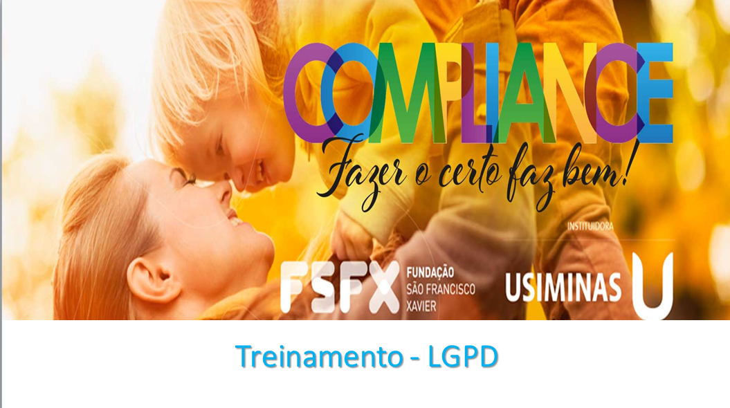 Treinamento LGPD - Lei Geral de Proteção de Dados